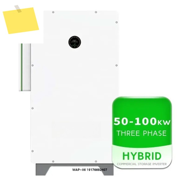그로와트 위트 50-100k-hhu 하이브리드 태양광 인버터 50kw 63kw 상업용 리포4 배터리 포함 제품 이미지