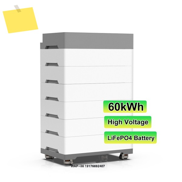 30kwh HV 스택 204.8V 307.2V 409.6V 512V 100Ah 리튬 배터리 태양광 에너지 저장 50KWH 팩 제품 이미지