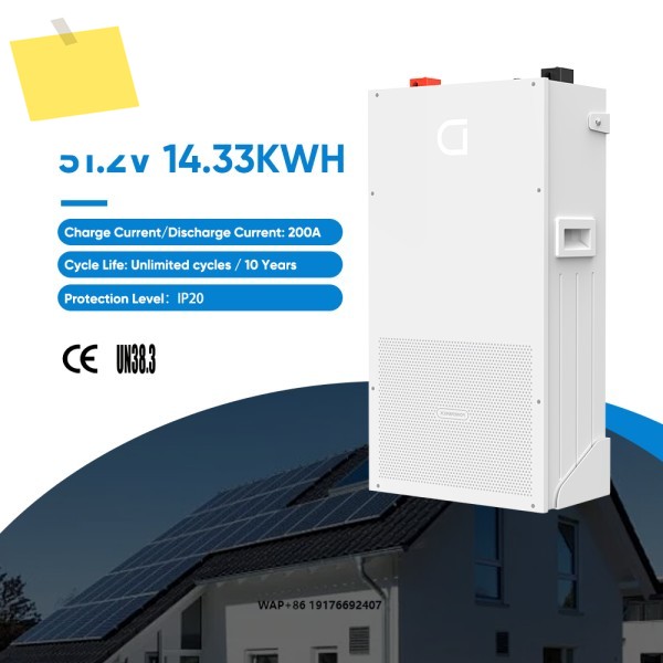 다이네스 파워브릭 프로 51.2v 280ah 8000 사이클 15kw 스마트 리튬 배터리 하이브리드 태양광 시스템 포함 야외용 제품 이미지