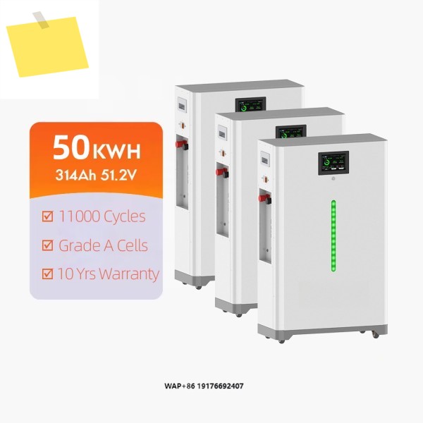 EU LiFePO4 314Ah 5Kwh 16S JK BMS 블루투스 WIFI 51.2V 가정용 에너지 저장 배터리 제품 이미지