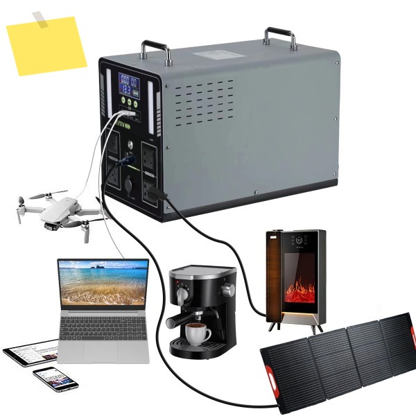 24V 리튬인산철 배터리 3000W 태양광 및 전기 겸용 충전 휴대용 전력 스테이션 내구성 에너지 저장 컨테이너 제품 이미지
