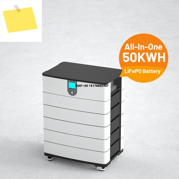 모듈형 배터리 10Kwh 48V 리튬 LiFePO4 및 하이브리드 인버터 올인원 에너지 저장 제품 이미지