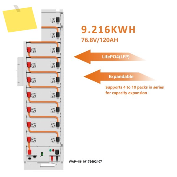 고전압 형 로고 리튬 이온 120ah 랙 장착형 BMS 배터리 76.8V 9KWH 제품 이미지