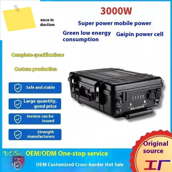 야외용 3000W 대용량 LiFePO4 51.8V 109.2AH 리튬 배터리 전원 공급 장치 풀로드 비상 차량 시동 RV 충전기 AU US 제품 이미지