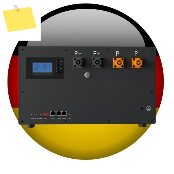 EU Seplos 15kWh 스택형 LiFePO4 태양광 에너지 저장 시스템 51.2V 280Ah 리튬 인산철 배터리 확장 가능한 제품 이미지