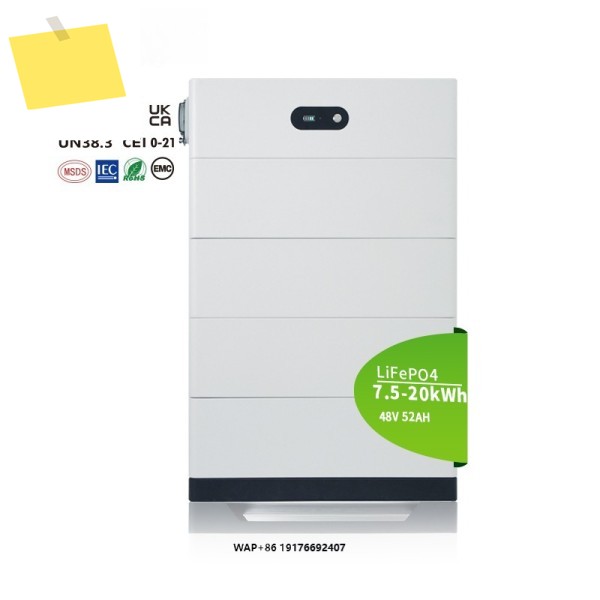 공장 직판 고전압 리튬 배터리 팩 7.5Kwh 에너지 저장용 스택형 제품 이미지