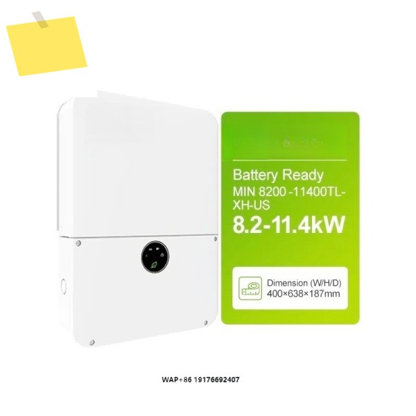 그로와트 MIN 11400TL-XH-US 단상 고전압 배터리 지원 11.4kw 온그리드 태양광 인버터 제품 이미지