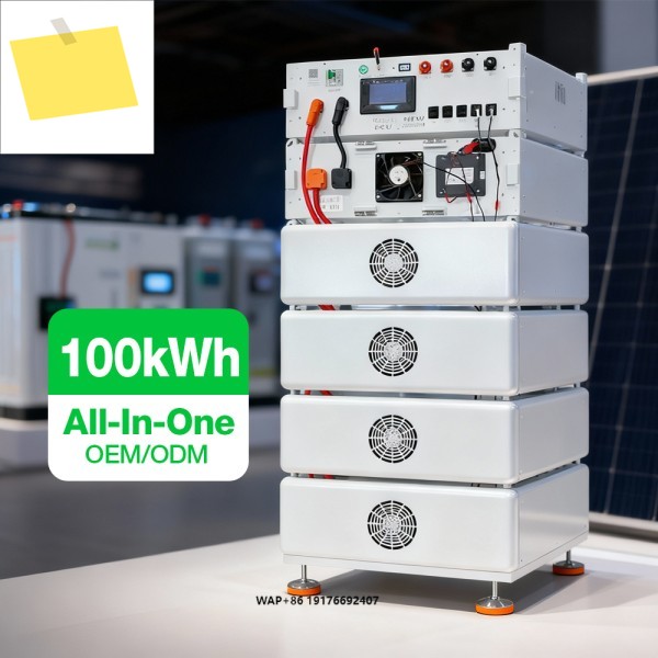 고전압 614V 157AH 96KWH 에너지 저장 LiFePO4 배터리 리튬 산업 및 상업용 캐비닛 제품 이미지