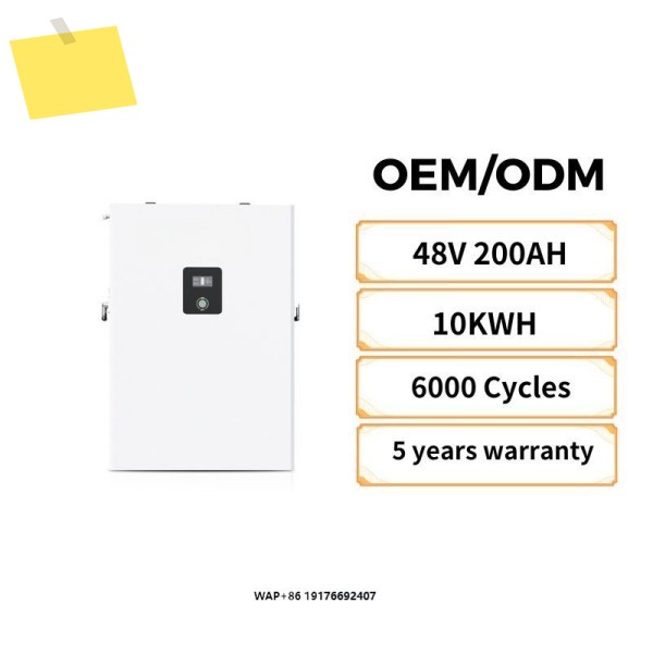 충전식 10kw LiFePO4 리튬 배터리 48V 200AH 이온 팩 제품 이미지