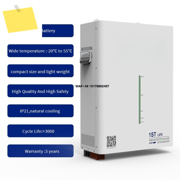 태양광 에너지 배터리 저장 시스템용 새 셀 리튬인산철LiFePO4 48V 150Ah 5kW 리튬 팩 제품 이미지