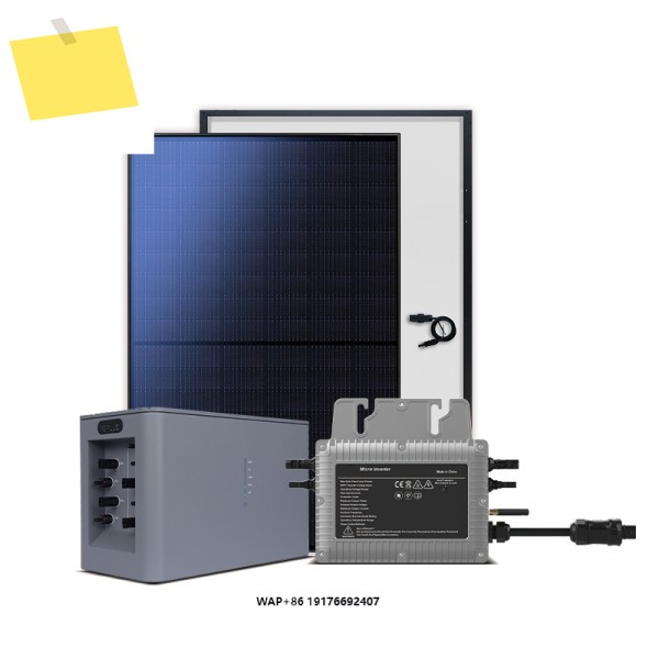 태양광 마이크로 인버터 올인원 800w 발코니 패널 판넬 판네루 시스템 배터리 포함 플러그 앤 플레이 제품 이미지
