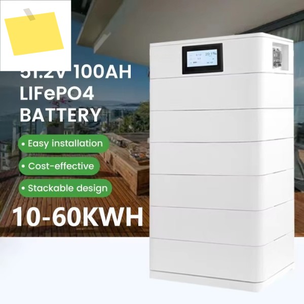 Lifepo4 고전압 200v 태양광 발전소 10Kwh 적층형 리튬 이온 배터리 올인원 가정용 에너지 저장 장치 제품 이미지