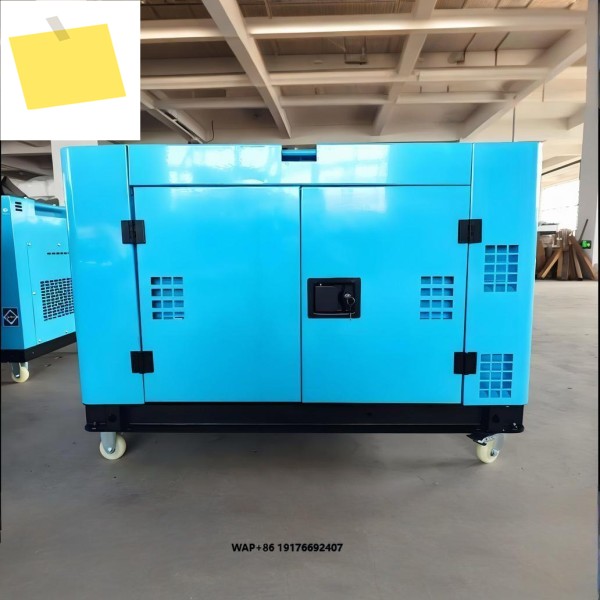 가정용 비상 발전기 10kva 15kVA 소형 휴대용 오픈 프레임 초저소음 원격 시동 자동 ATS 휠 제품 이미지