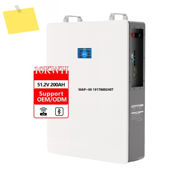ECOFOTORO 51.2V 200Ah 10KWh 가정용 에너지 저장 시스템 리튬 인산철 BMS 배터리 이온 팩 벽걸이형 제품 이미지