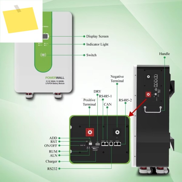 베스트셀러 10kwh 파워월 리튬 이온 배터리 51.2v 200ah 저장용 LiFePo4 하이브리드 태양광 에너지 시스템용 제품 이미지