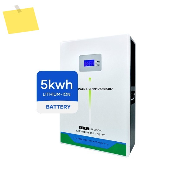 태양광 배터리 48v 51.2v 100ah 리튬인산철LiFePO4 5kwh 에너지 저장 리튬인산철 팩 BMS 포함 제품 이미지