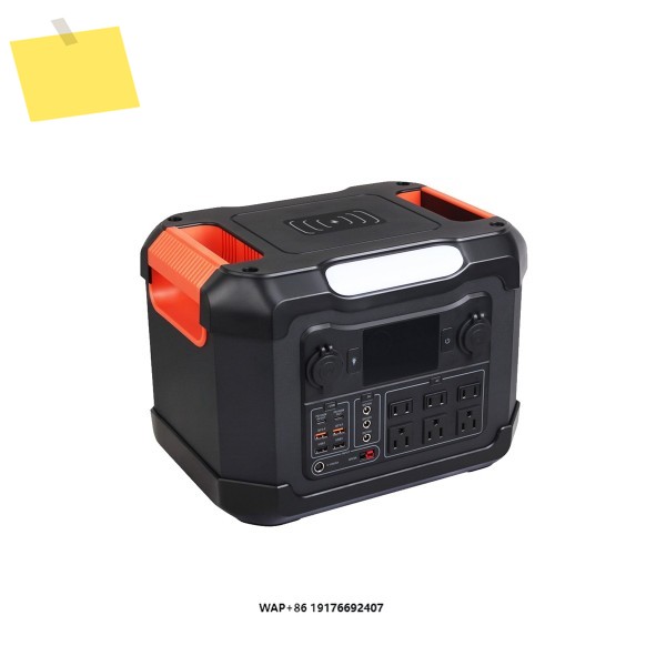 다기능 1200W IP65 휴대용 파워 스테이션 LiFePO4 배터리 접이식 태양광 패널 판넬 판네루 USB DC 소켓 12V 최대 PV 전압 제품 이미지