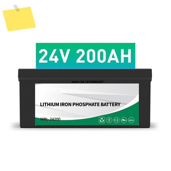 웨란 24V 200Ah 리튬 인산철 배터리 긴 수명 재충전 가능한 팩 오프 그리드 응용 프로그램용 UN38.3 인증 제품 이미지