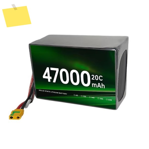 47000mAh CE HV 형 고체 상태 리튬 이온 배터리 팩 고에너지 6S 12S ODMOEM에 가장 적합 제품 이미지