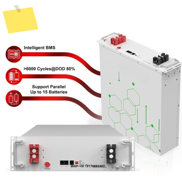 랙마운트 25.6V 100Ah LiFePO4 모듈 배터리 태양광 에너지 저장 시스템 가정용 백업 전원 UPS 비상 공급 제품 이미지