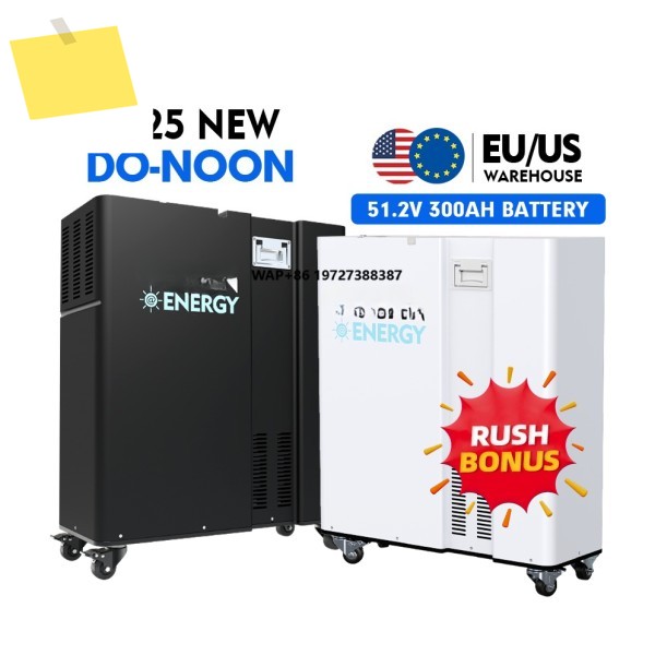 유럽 51.2V 300Ah 15kWh 가정용 에너지 저장 태양광 배터리 리튬 이온 LiFepo4 터치스크린 제품 이미지
