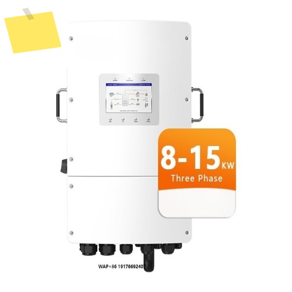 솔리스 8kw 3상 하이브리드 인버터 AC 커플드 S6-eh3p8-15k02-nv-yd-l 온그리드 태양광 에너지 저장 제품 이미지