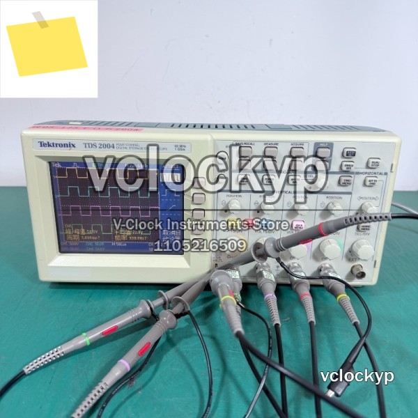 1PC 텍트로닉스 TDS2004 수학 오실로스코프, 4채널 60MHz 1GSs 양호한 상태로 테스트됨 제품 이미지