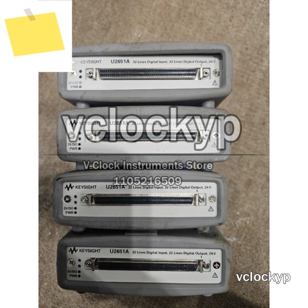 키사이트 U2651A 32 라인 디지털 입력 USB 모듈형 다기능 데이터 수집기 양호한 상태로 테스트 완료 제품 이미지