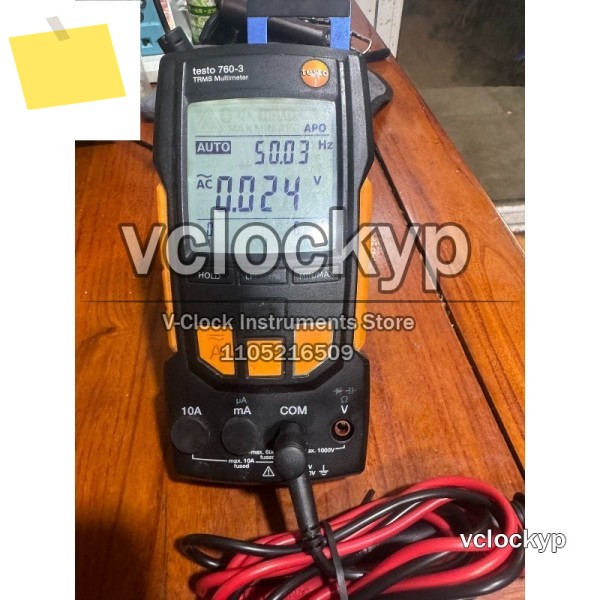 1PC Testo760-3 디지털 트루 RMS 멀티미터 양호한 상태로 테스트 완료 제품 이미지