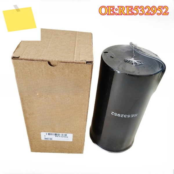 고품질 RE532952 Primair 연료 필터, Wix Fleetguard 대체품, John Deere 1050K 크롤러 불도저 호환 제품 이미지