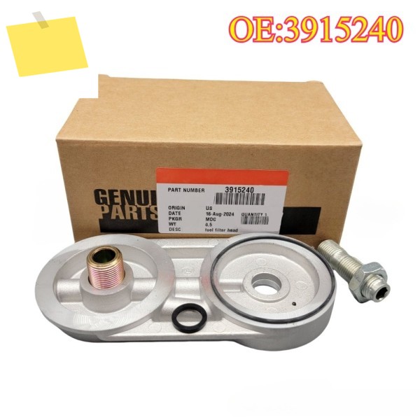 고품질 신품 3915240 연료 필터 헤드 Cummins 6BT 5.9L 12V 6C FS1280 FF5052 제품 이미지