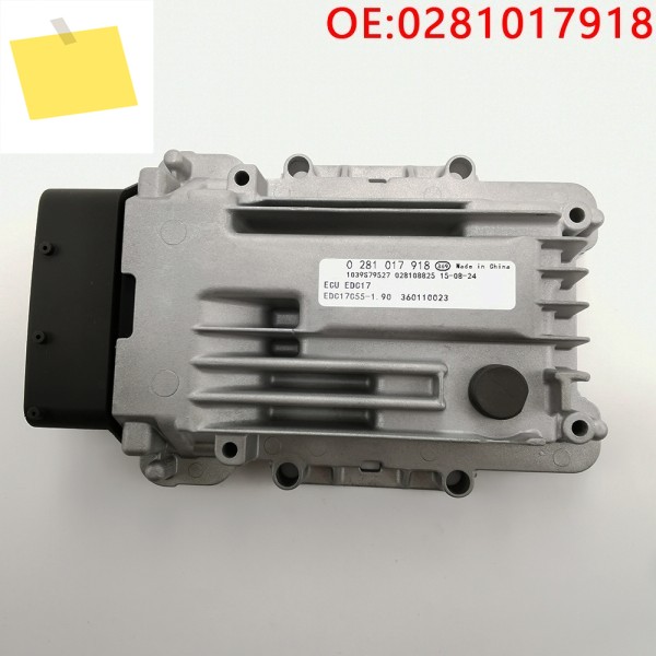 0281017918 918 자동차 엔진 컨트롤러, ECU 컴퓨터 보드 제어 장치, EDC17C55 제품 이미지