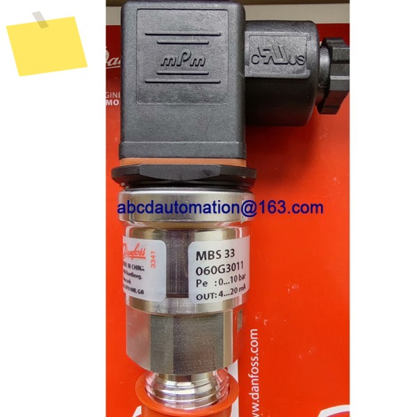 댄포스 압력 트랜스미터 MBS 33-2011-A1AB08-0 060G3011 제품 이미지