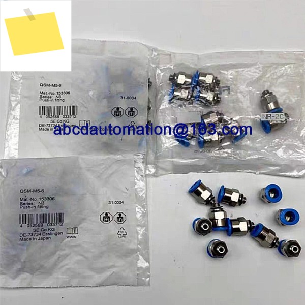 10PCS 기존 퀵 플러그 커넥터 QSM-M5-6 153306 132600 제품 이미지
