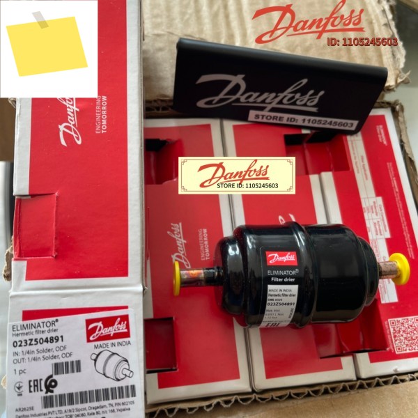 2개세트 댄포스 밀폐형 필터 드라이어, DML, 03 cu.in., 구리 023Z504891 제품 이미지