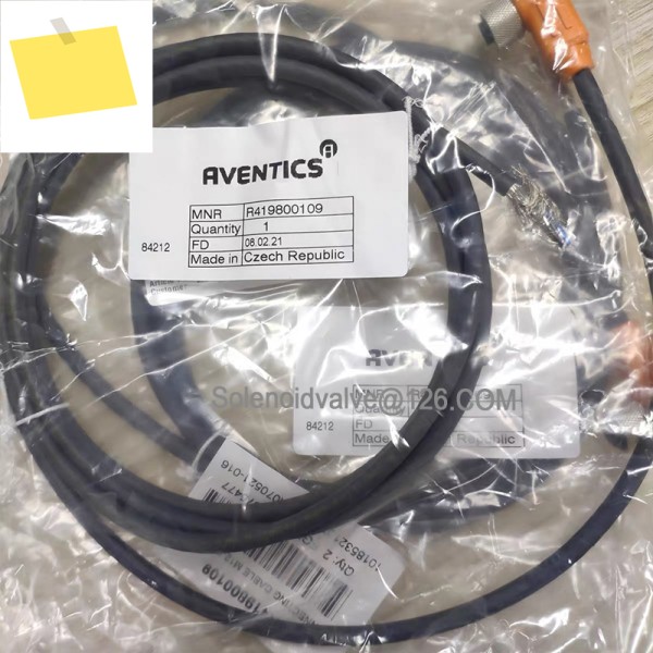 AVENTICS 비례 밸브 케이블 R 419800109 멀티 핀 플러그 제품 이미지