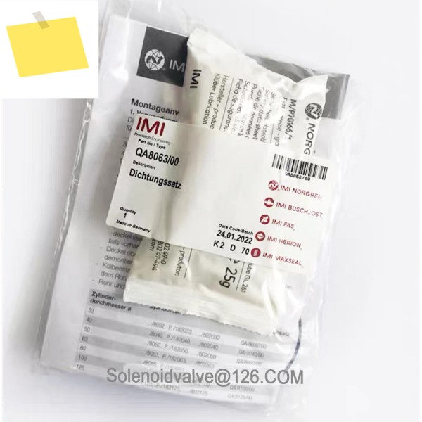 NORGREN QA806300 수리 키트 실린더 씰 제품 이미지