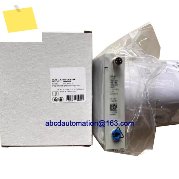 기존 VEAB-L-26-D12-Q4-V1-1R1 8046301 비례 압력 밸브 제품 이미지