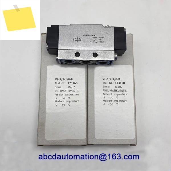 기존 VL-52-18-B 173168 공압 제어 밸브 제품 이미지