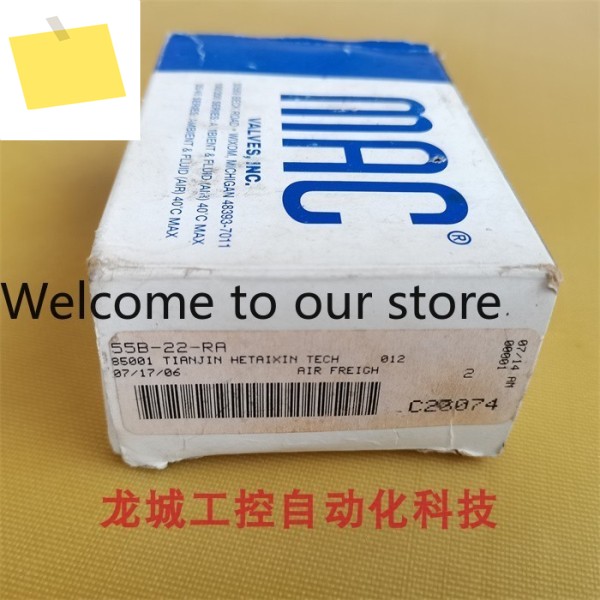 현장 새 정품 MAC 에어 컨트롤 밸브 55B-22-RA 제품 이미지