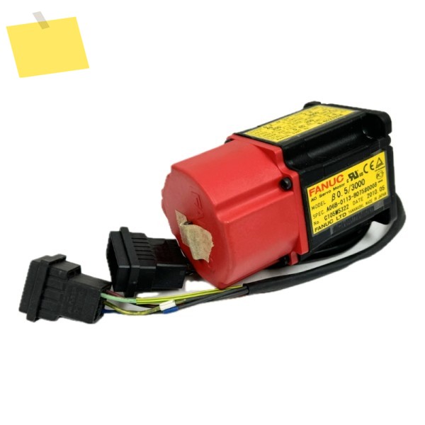 Fanuc A06B-0113-B075 # 0008 서보 모터 테스트 완료 제품 이미지