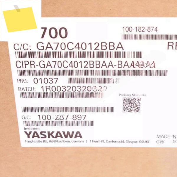 새제품 박스 포장 야스카와 GA70C4012BBA GA70 드라이브 신속 제품 이미지
