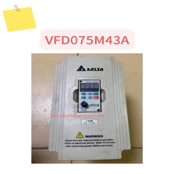중고 주파수 변환기 7.5kw 삼상 입력 VFD075M43A 테스트 완료 제품 이미지