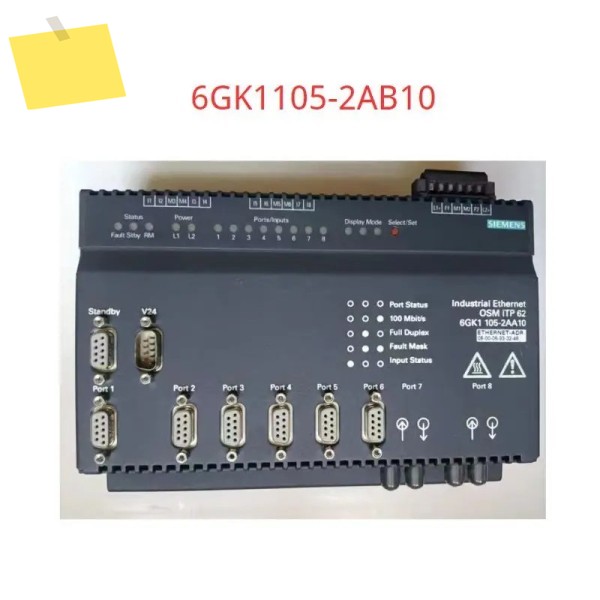 6GK1105-2AB10 중고 OSM TP62 광 스위치 모듈, FOC 포트 2개100Mbits, RJ45 제품 이미지