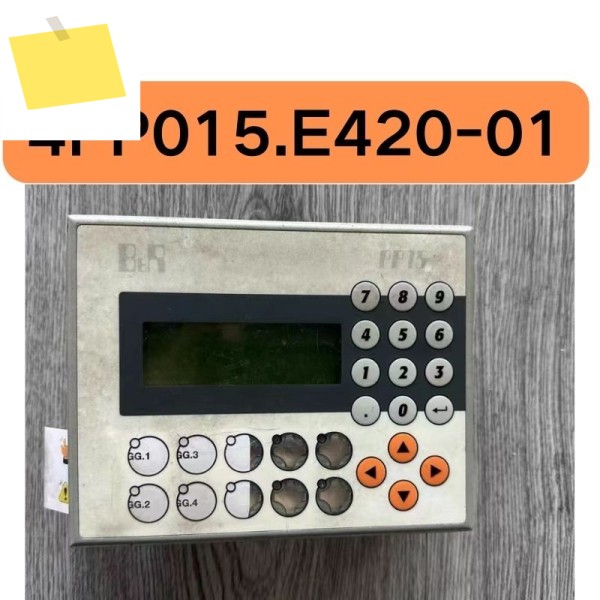 중고 PP15 인간-기계 인터페이스 4PP015.E420-01은 테스트를 거쳤으며 기능은 그대로 유지됩니다. 제품 이미지
