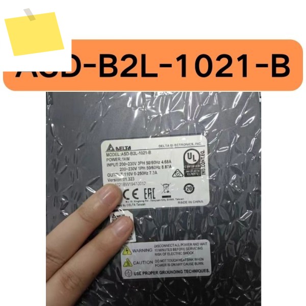 중고 1KW AC 서보 드라이버 ASD-B2L-1021-B 테스트 완료 OK이며 기능이 손상되지 않았습니다. 제품 이미지