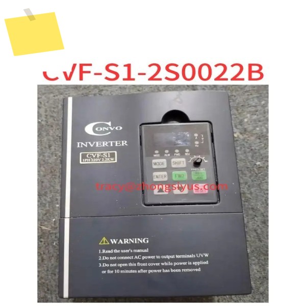 중고 S1 컨버터, CVF-S1-2S0022B, 2.2 kw, 220V, 기능 패키지 제품 이미지