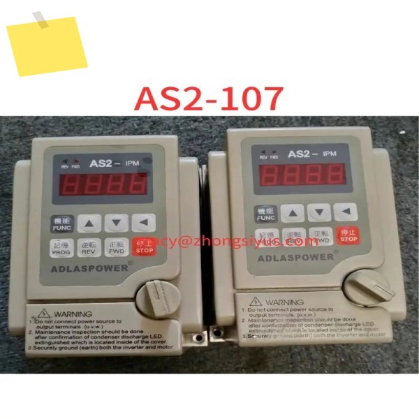 중고 주파수 변환기, 0.75 kw, AS2-107, 정상 작동 제품 이미지
