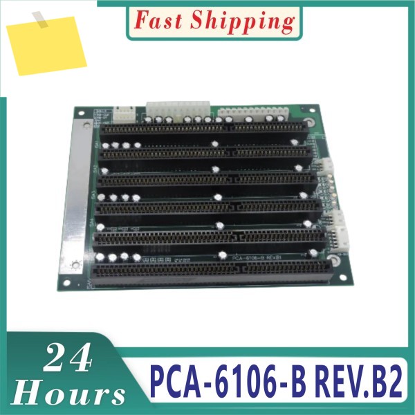 PCA-6106-B REV.B2 ISA 버스 슬롯 산업용 패시브 백플레인, CPU 카드, ATX 및 전원 인터페이스 지원, IPC 6 제품 이미지