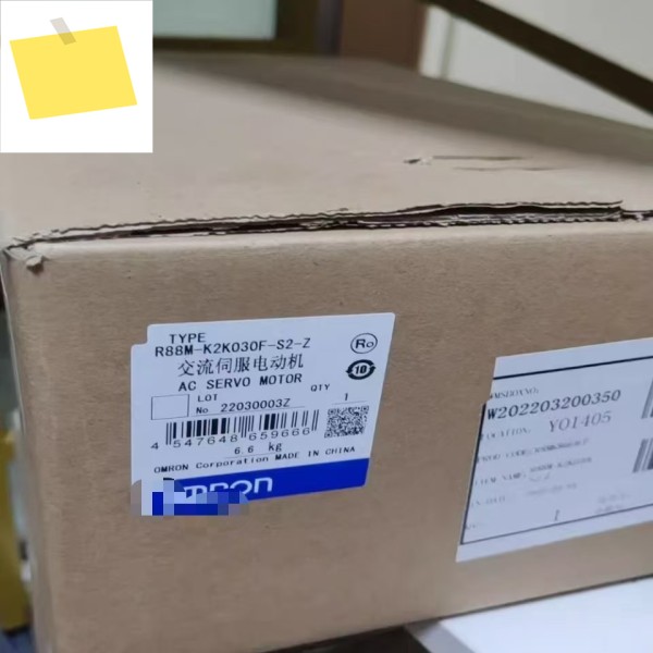 신품 R88M-K2K030F-S2-Z AC 서보 모터 12개월 보증 R88M S2 Z 제품 이미지